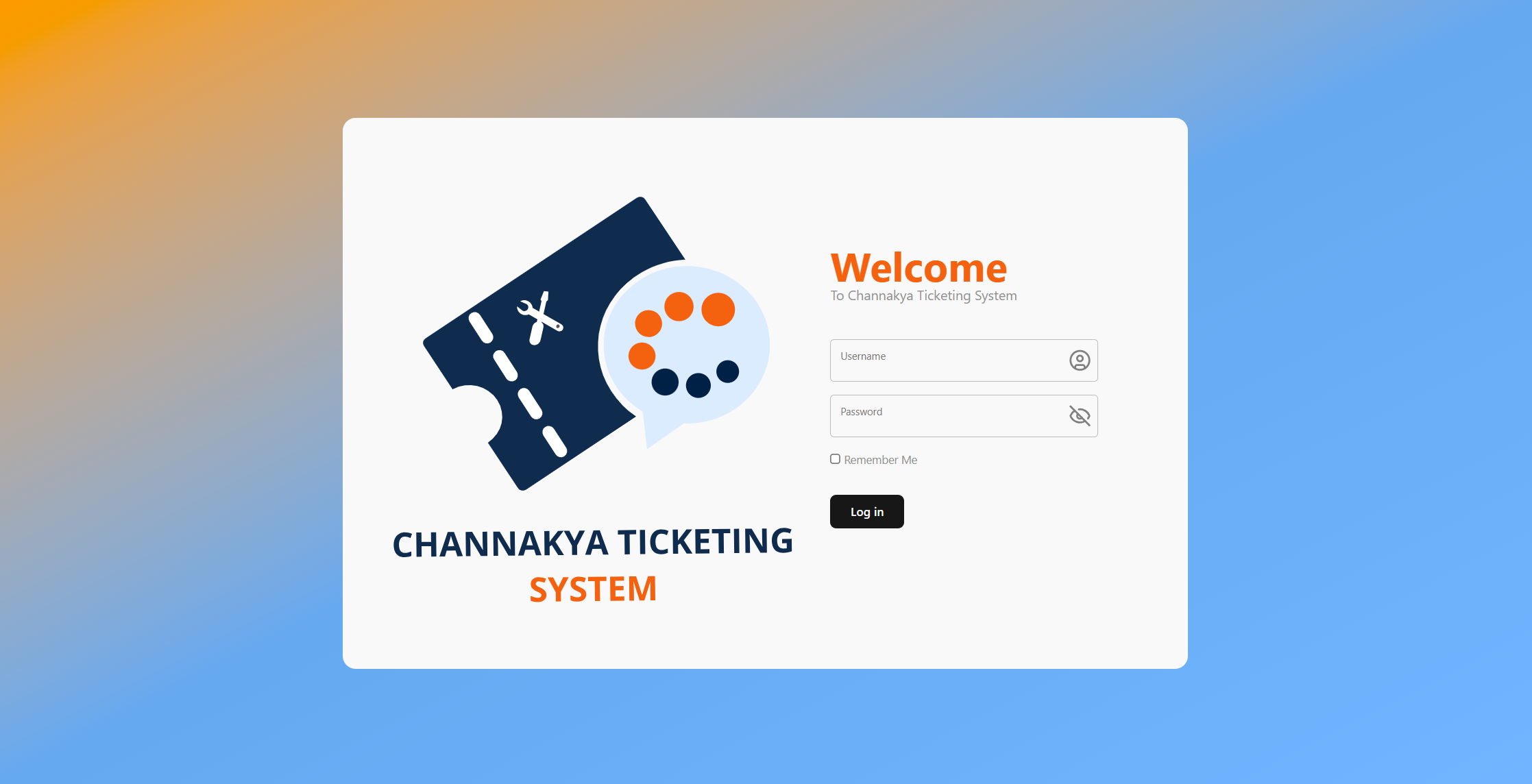 Channakya Ticketing System